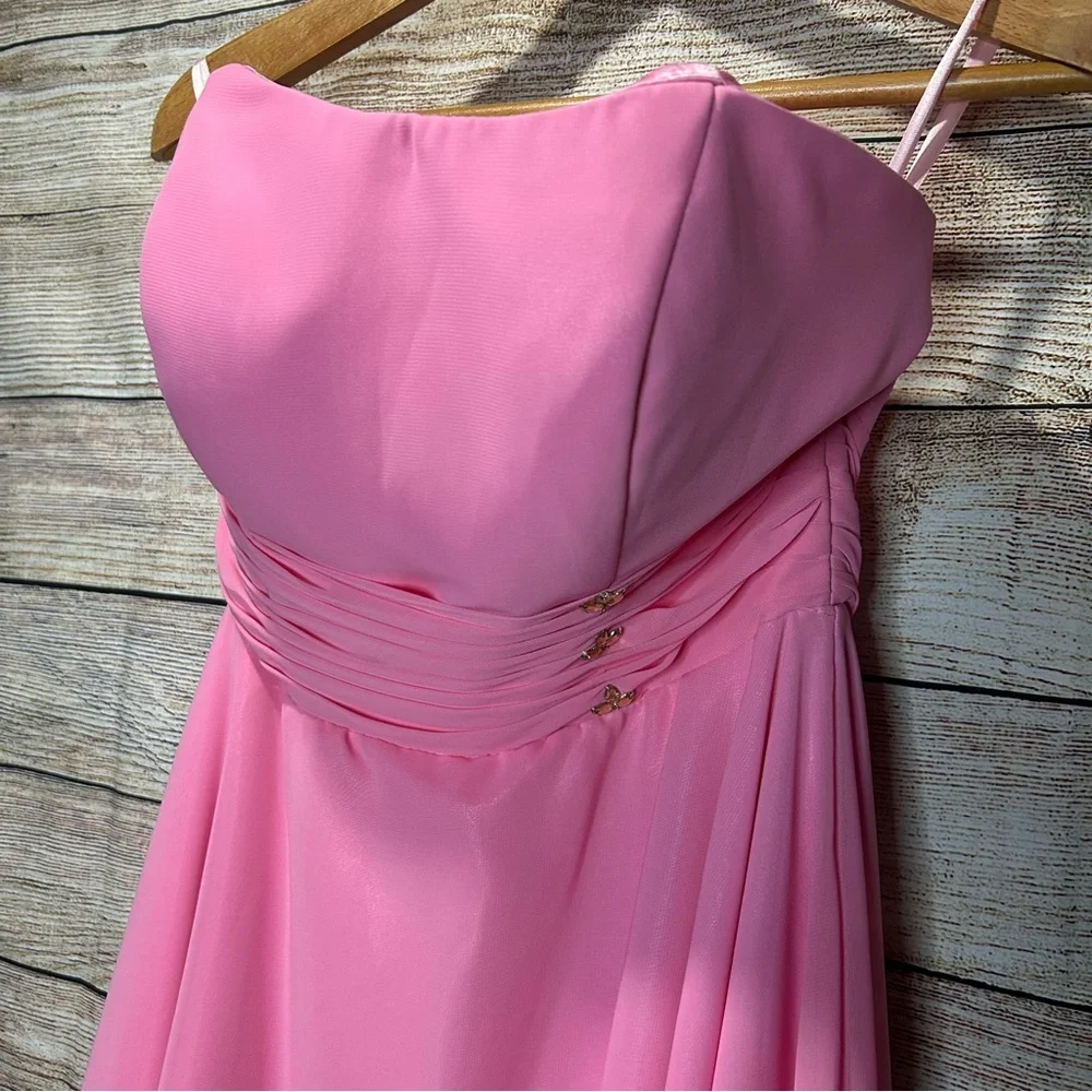 Bridesmaid or Prom Dress Pink Handmade in Vietnam size Medium Bin 0 - Picture 10 of 12